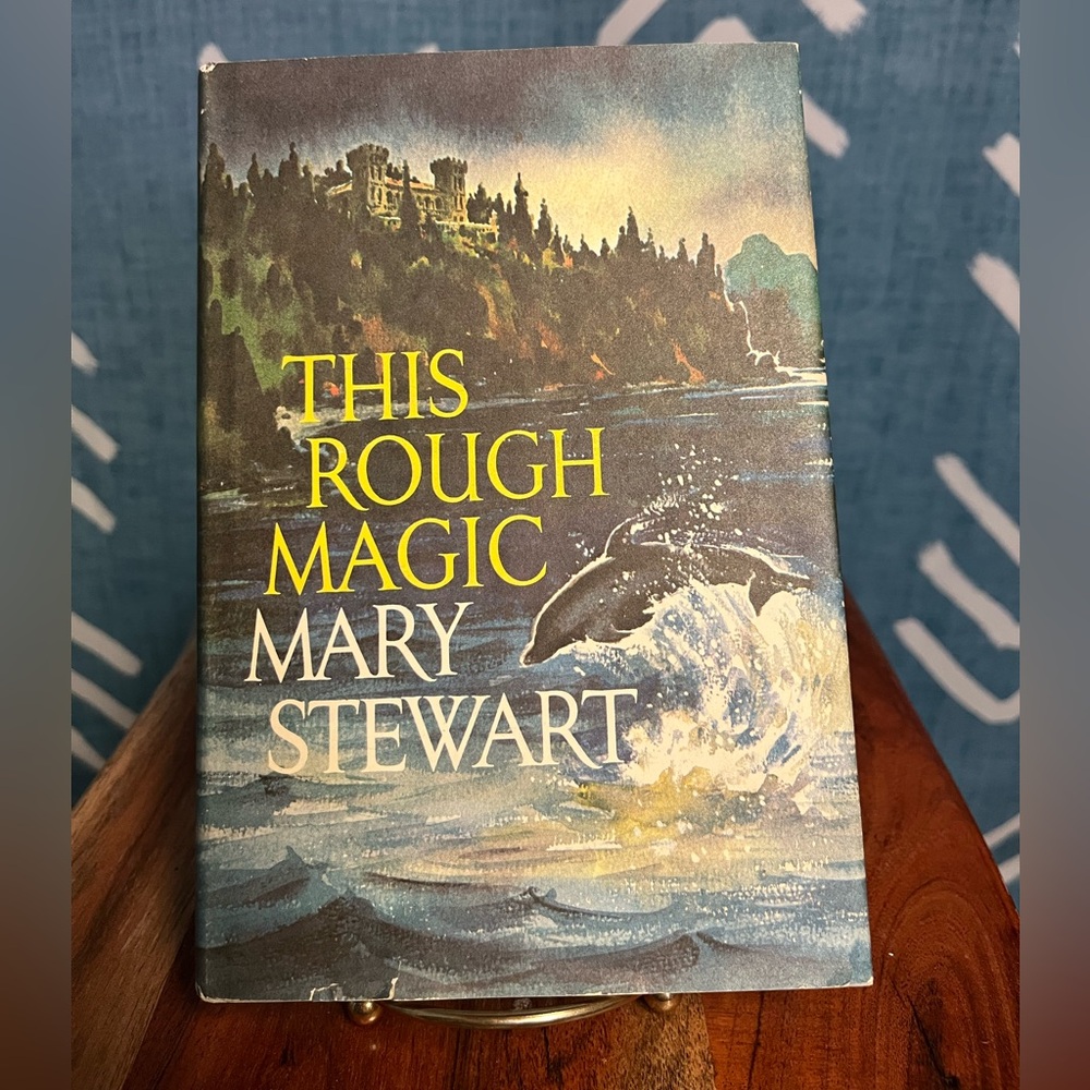 Vintage 1964 This Rough Magic by Mary Stewart Hardcover